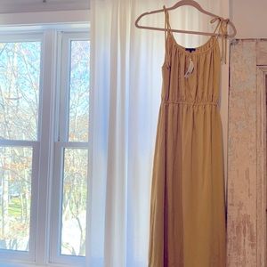 Mustard colored Theory dress